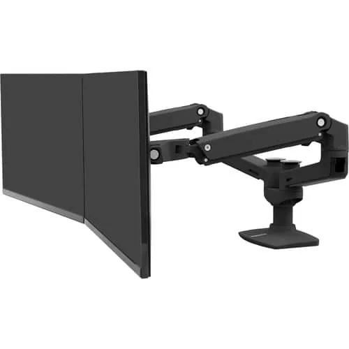 LX Dual Side-by-Side Arm Matte Black - 45-245-224